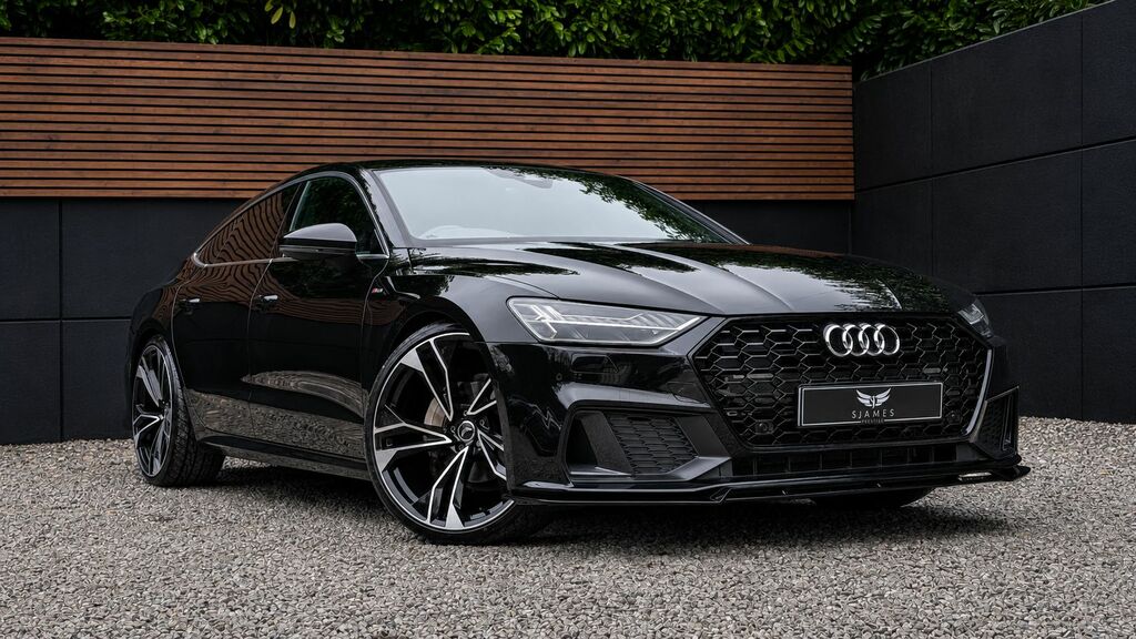 Audi A7 2021 2.0 Tdi 40 S Line Sportback S Tron Black #3
