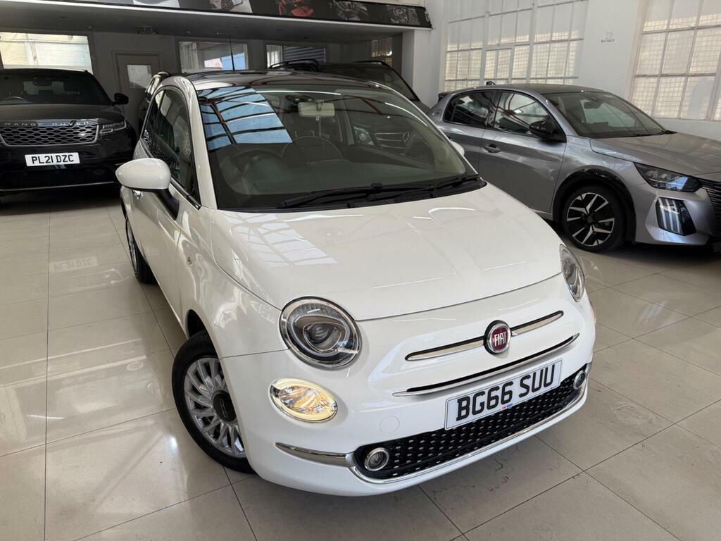 Fiat 500 1.2 Lounge Euro 6 S S White