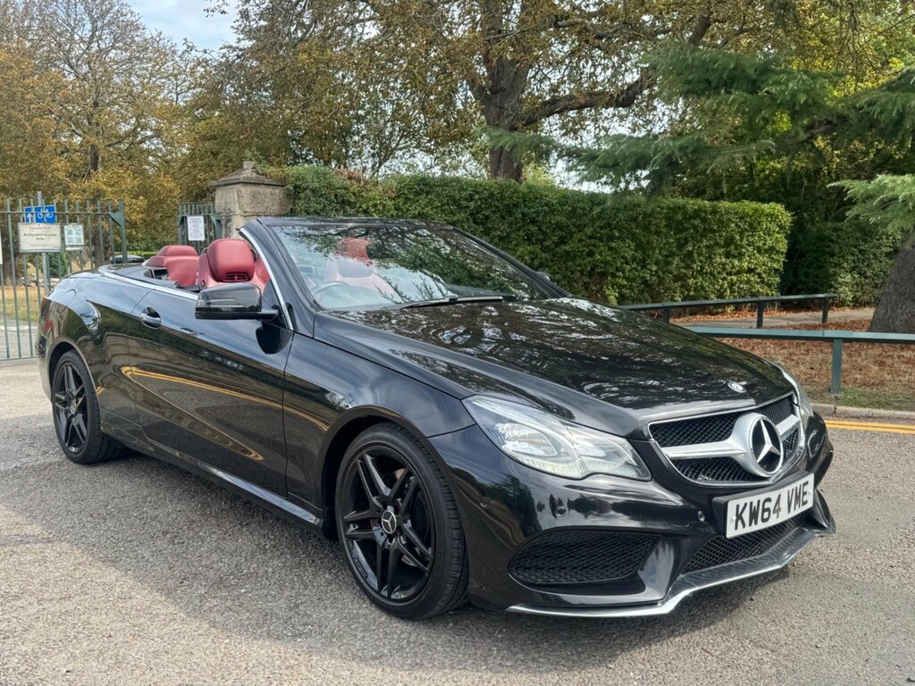Mercedes-Benz E Class 3.0 E350d V6 Bluetec Amg Line Cabriolet G-tronic Black