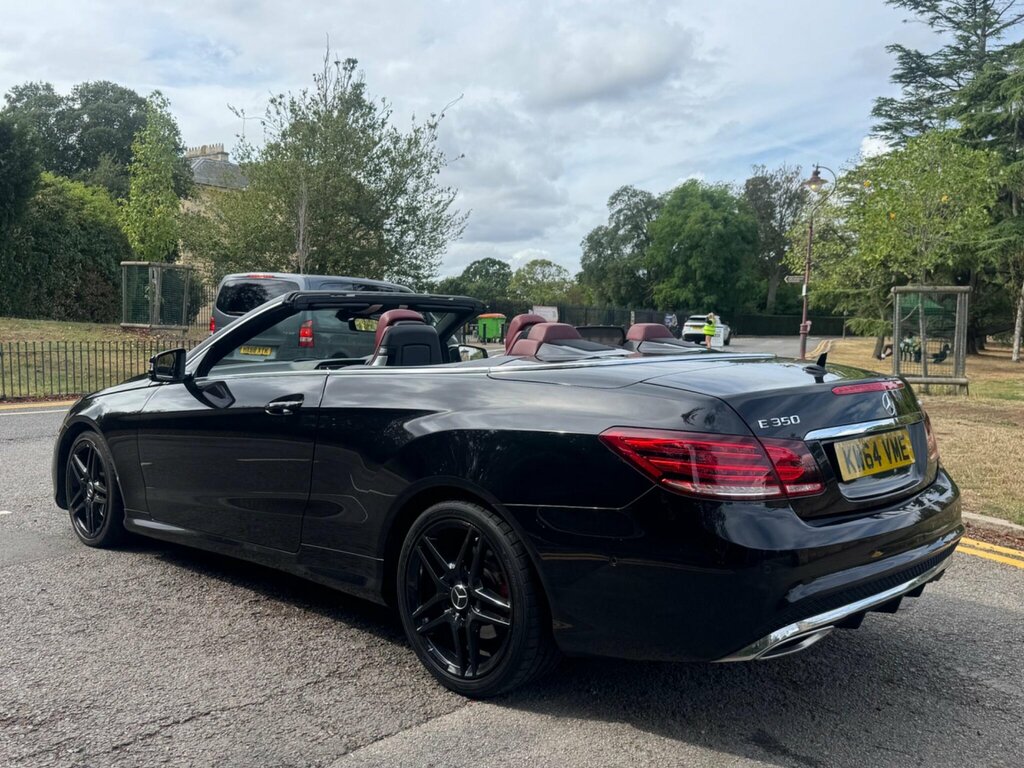 Mercedes-Benz E Class 3.0 E350d V6 Bluetec Amg Line Cabriolet G-tronic Black #5