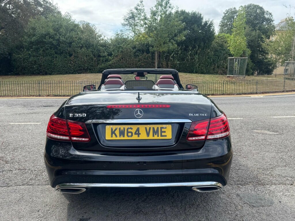 Mercedes-Benz E Class 3.0 E350d V6 Bluetec Amg Line Cabriolet G-tronic Black #6