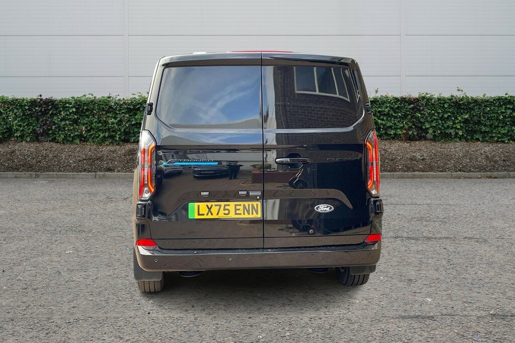 Ford Transit Custom Ford E-transit Custom 320 L1 R 100Kw 65Kwh H1 Van LX75ENN Black #5