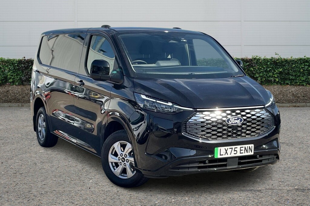 Ford Transit Custom Ford E-transit Custom 320 L1 R 100Kw 65Kwh H1 Van LX75ENN Black
