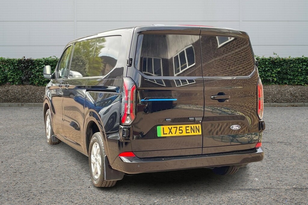 Ford Transit Custom Ford E-transit Custom 320 L1 R 100Kw 65Kwh H1 Van LX75ENN Black #2