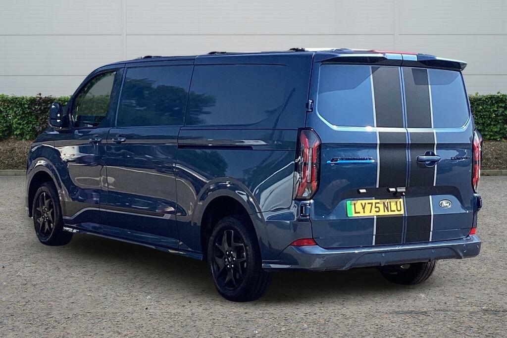 Ford Transit Custom Ford E-transit Custom 320 L2 E 160Kw 65Kwh H1 Van LY75NLU Blue #2