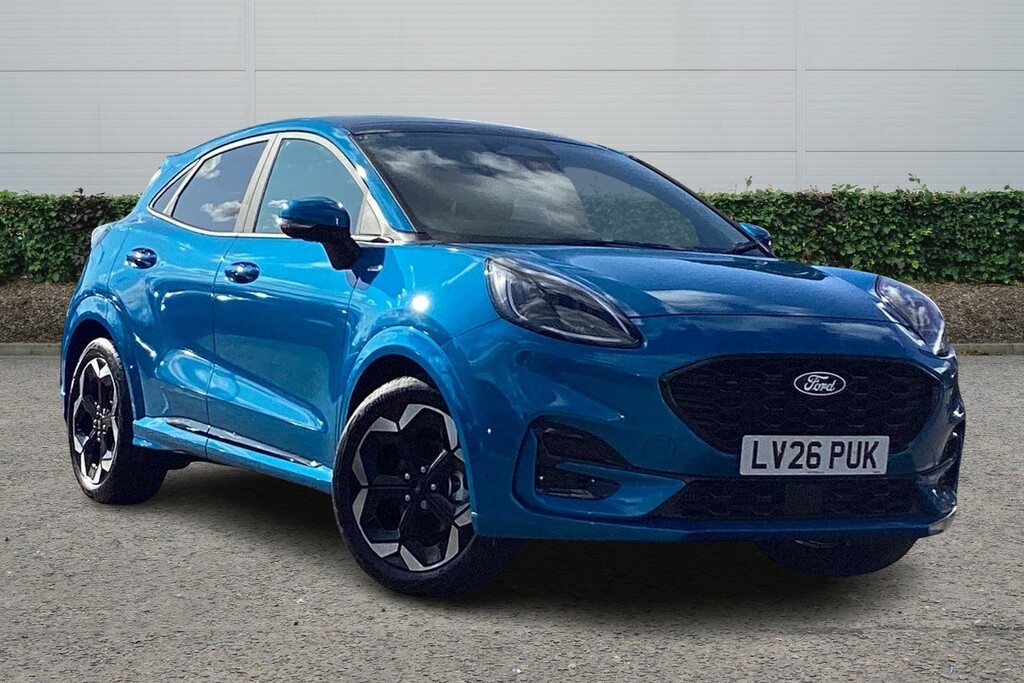 Ford Puma Ford Puma Hatchback 1.0 Ecoboost Hybrid Mhev St-li Blue