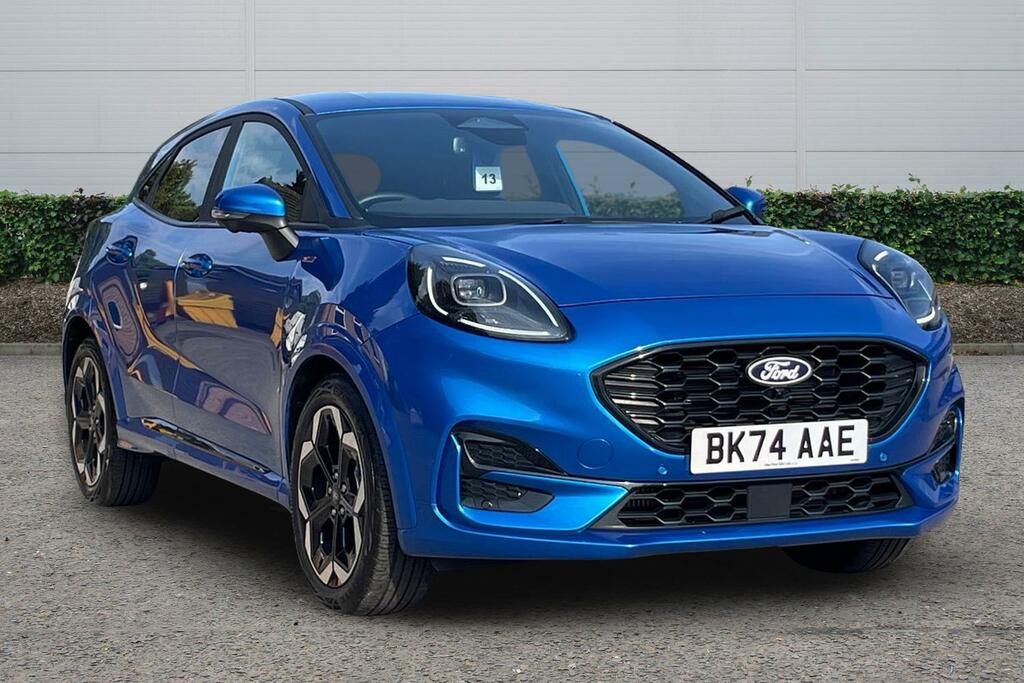 Ford Puma Ford Puma Hatchback 1.0 Ecoboost Hybrid Mhev St-li Blue