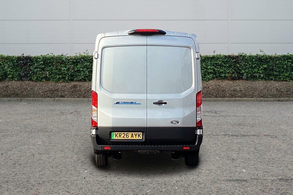 Ford Transit Custom Ford E-transit 350 L3 Rwd 135Kw 89Kwh Trend Chassi KR26AYK Silver #5