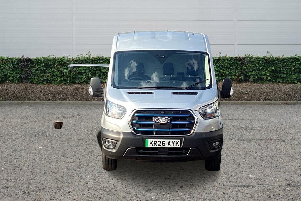 Ford Transit Custom Ford E-transit 350 L3 Rwd 135Kw 89Kwh Trend Chassi KR26AYK Silver #4