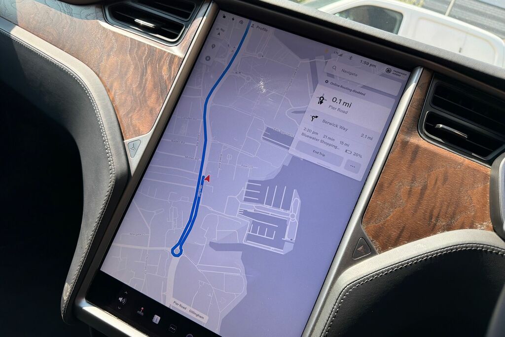 Tesla Model S 100D Long Range Awd White #19