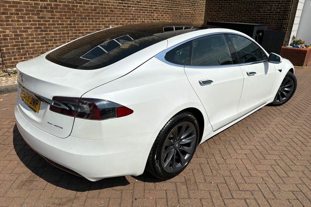 Tesla Model S 100D Long Range Awd White #25