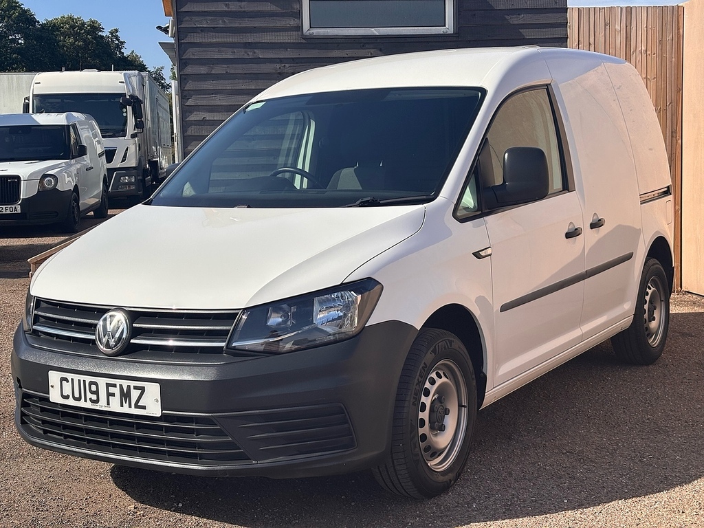 Volkswagen Caddy Tdi C20 Bluemotion Tech Startline CU19FMZ White #3