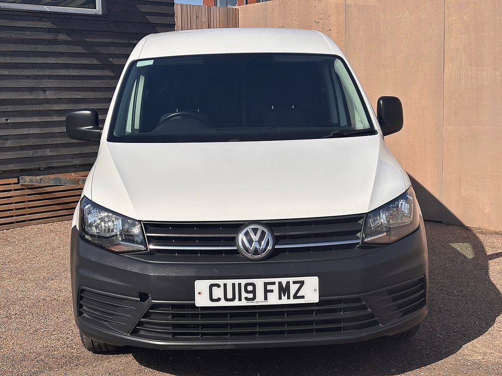 Volkswagen Caddy Tdi C20 Bluemotion Tech Startline CU19FMZ White #2