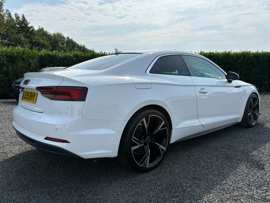 Audi A5 2.0 Tdi S Line LE18BHY White #5