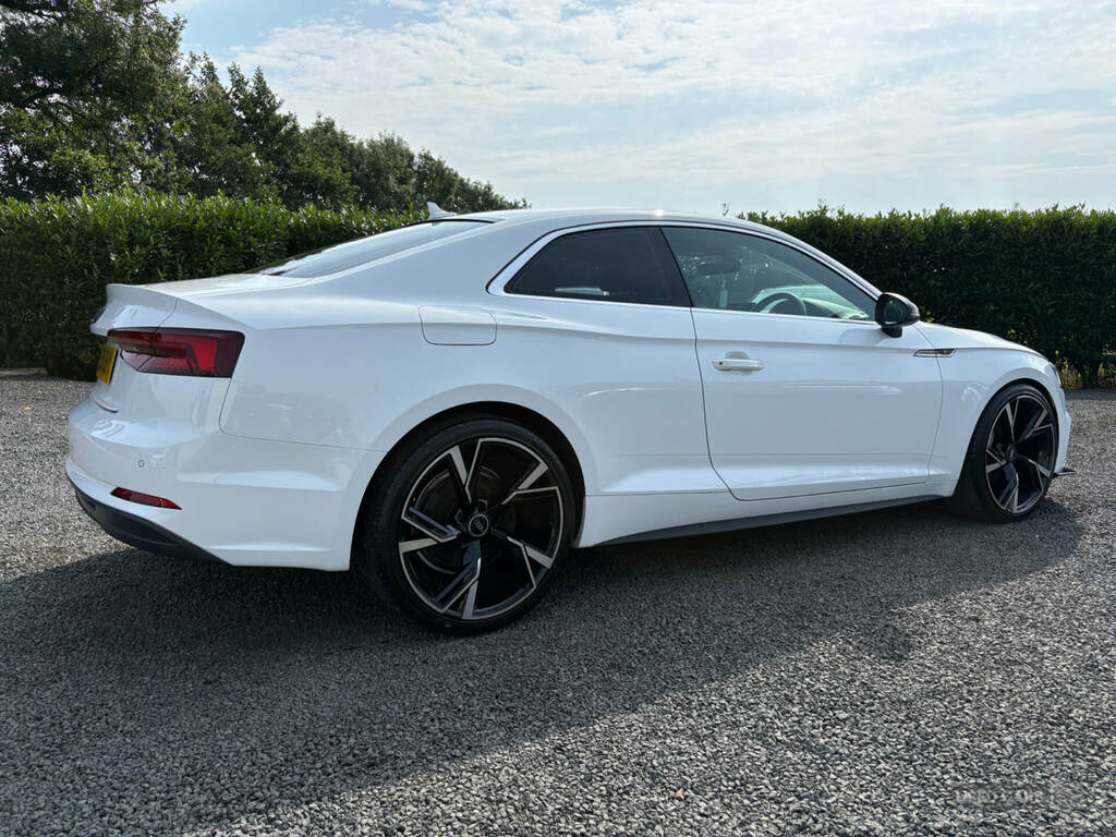 Audi A5 2.0 Tdi S Line LE18BHY White #4