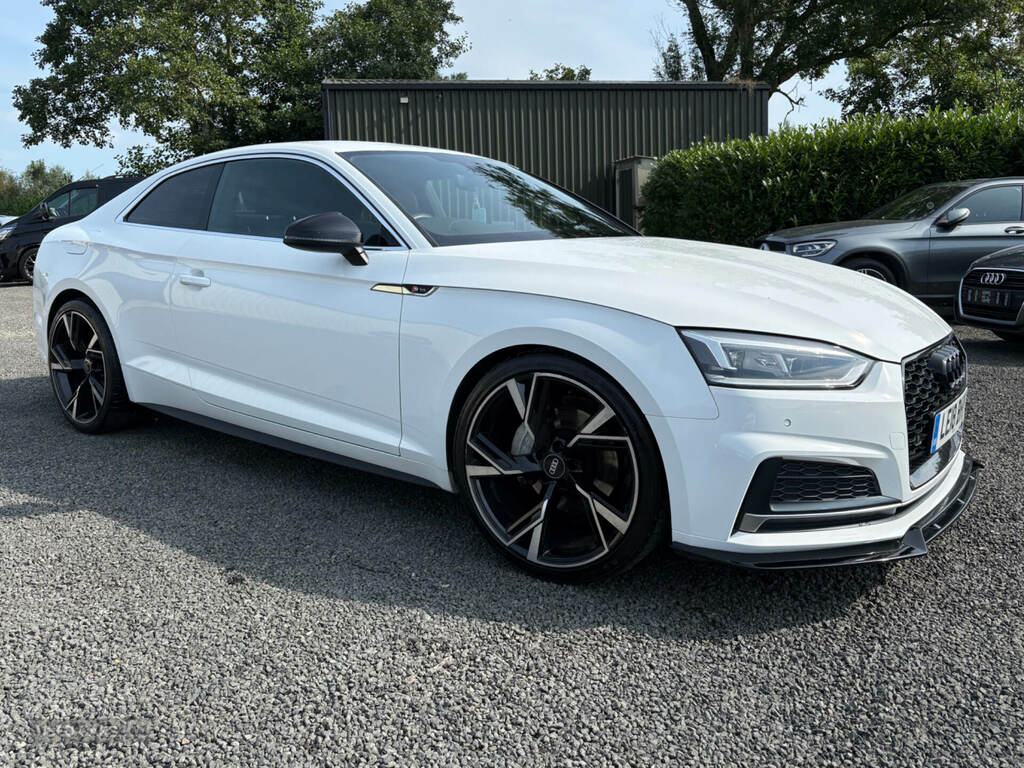 Audi A5 2.0 Tdi S Line LE18BHY White #2