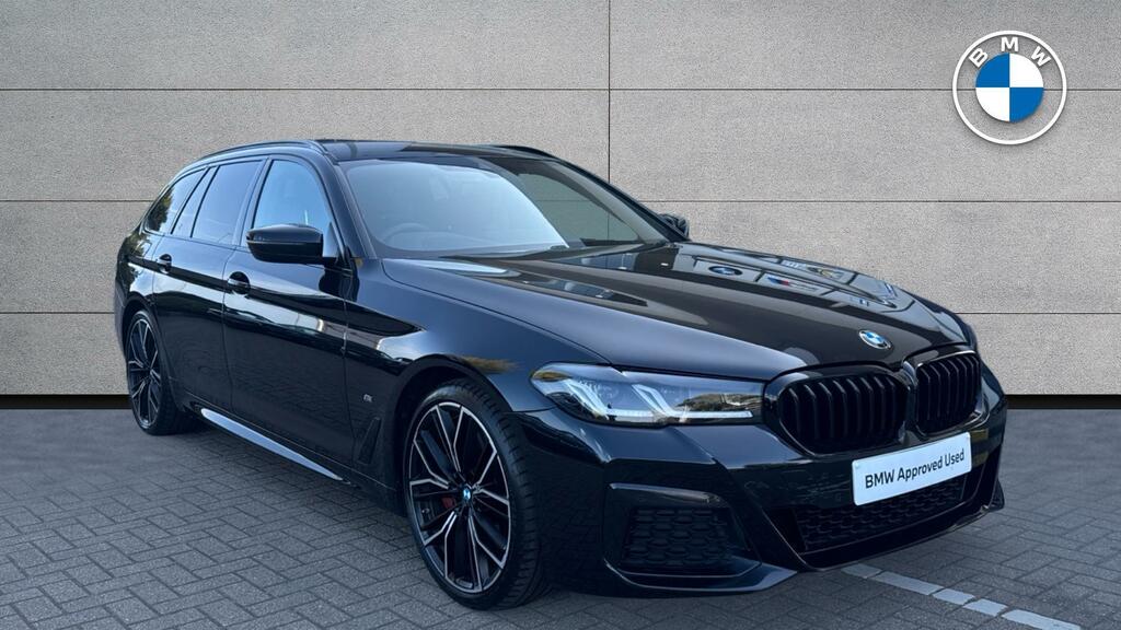 BMW 5 Series 520D M Sport Touring Black