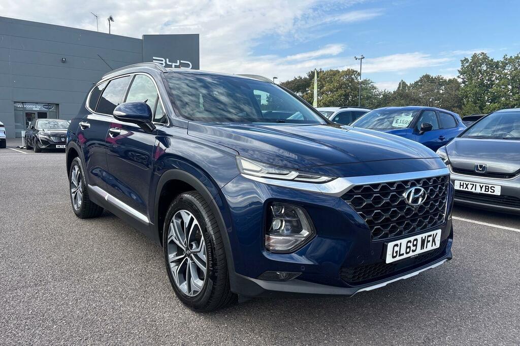 Hyundai Santa Fe 2.2 Crdi Premium Se 4Wd Euro 6 Ss 7 Se Blue #5