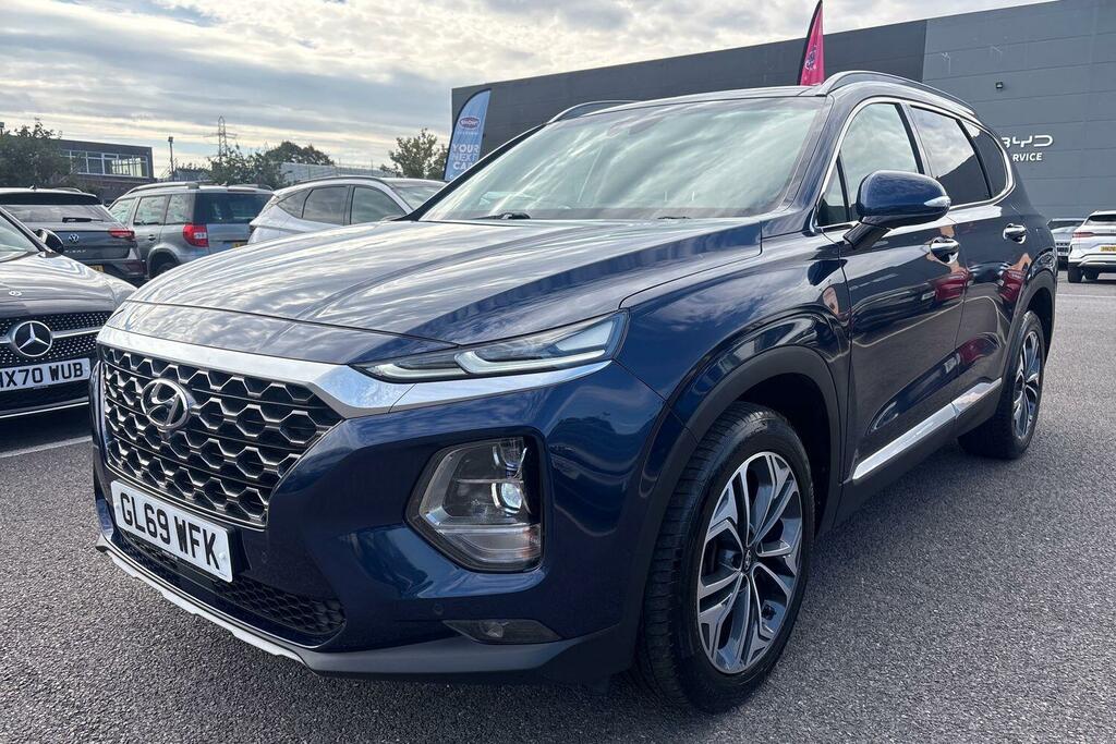 Hyundai Santa Fe 2.2 Crdi Premium Se 4Wd Euro 6 Ss 7 Se Blue #3