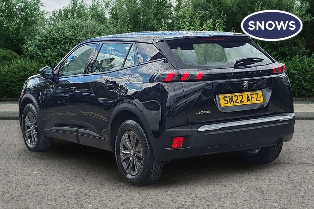 Peugeot 2008 1.2 Puretech Active Premium Euro 6 Ss SM22AFZ Black #3