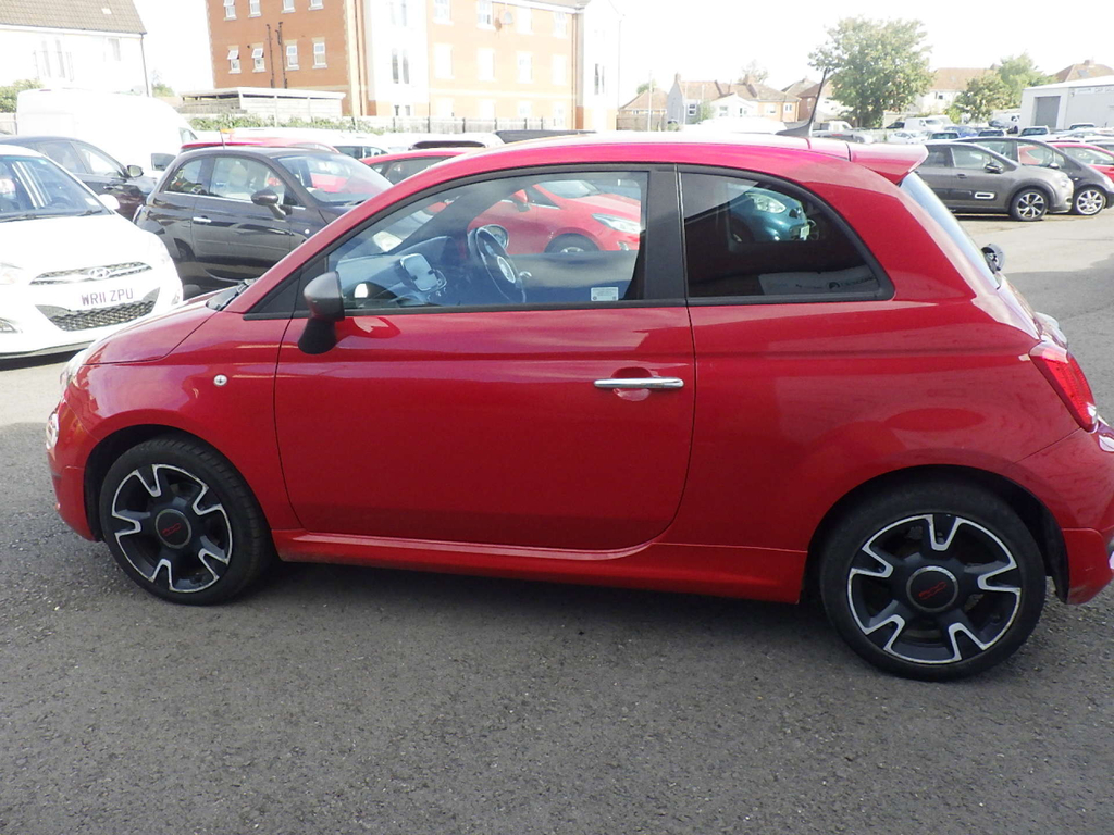 Fiat 500 S Red #6