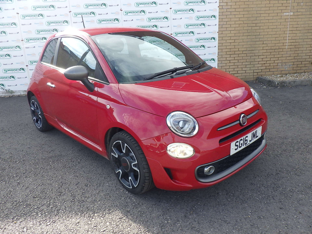 Fiat 500 S Red