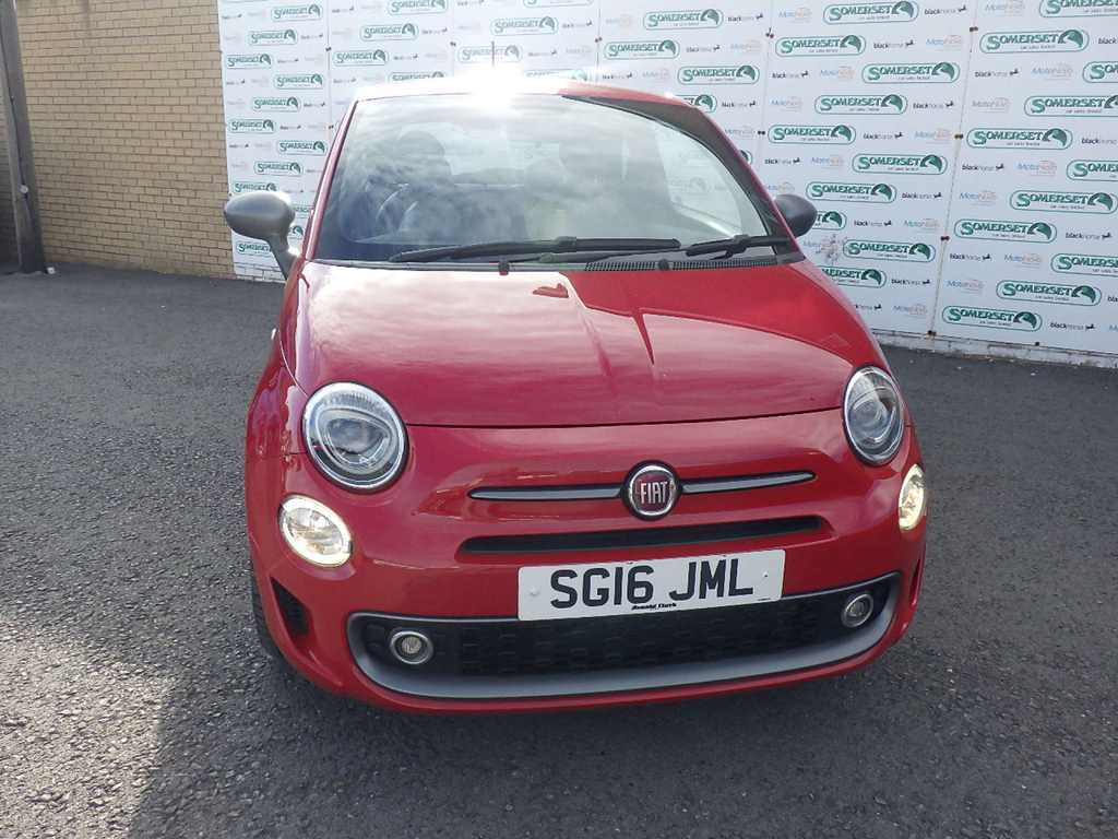 Fiat 500 S Red #3