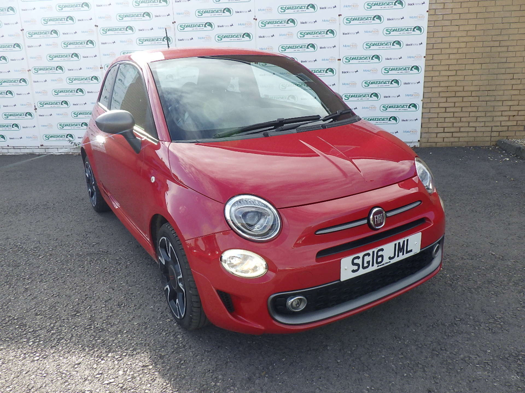 Fiat 500 S Red #2
