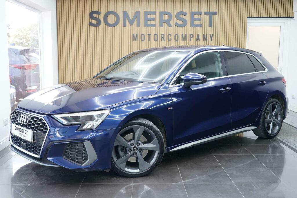 Audi A3 Hatchback 1.5 Tfsi 35 S Line Sportback S Tronic Eu Blue