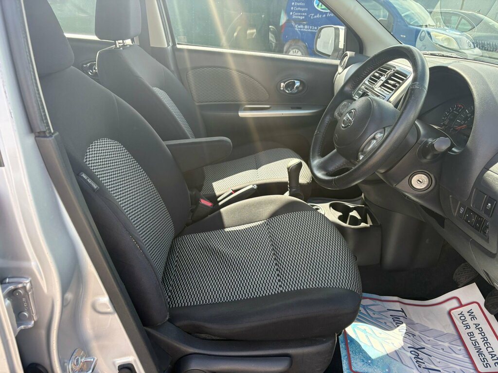 Nissan Micra 1.2 Acenta Hatchback Euro 6 80 DN17ZXW Silver #2