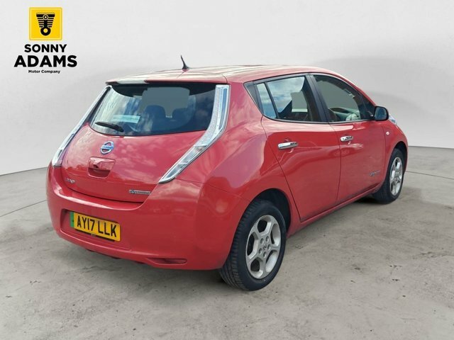 Nissan Leaf 24Kwh Acenta Hatchback 109 Bhp Red #4