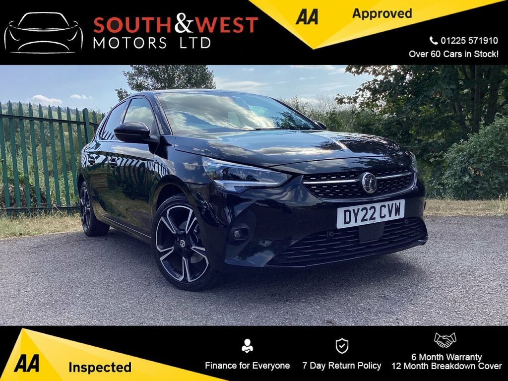 Vauxhall Corsa 1.2L Elite Edition DY22CVW Black