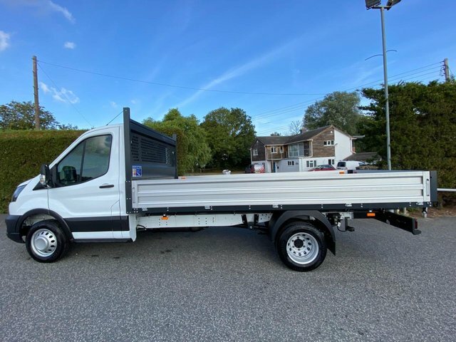 Ford Transit Custom 350 Leader L4 Lwb 4.2 Metre Dropside Drw 2.0 Ecobl SC76YBJ White #3