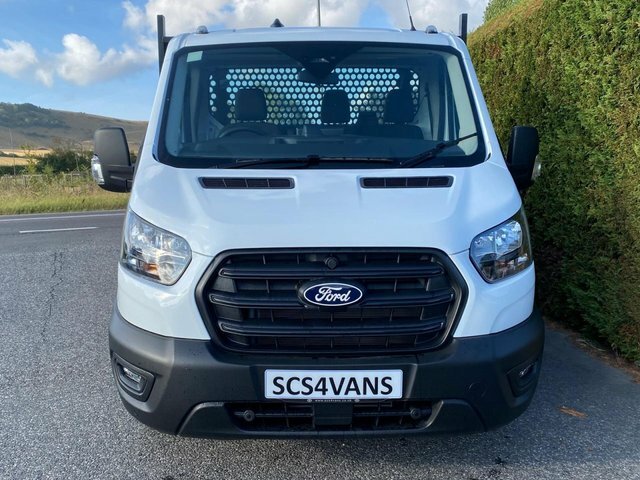 Ford Transit Custom 350 Leader L4 Lwb 4.2 Metre Dropside Drw 2.0 Ecobl SC76YBJ White