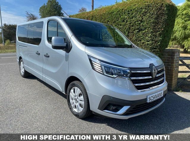 Renault Trafic L30 Lwb Extra 9 Seat Minibus2.0 Blue Dci 150Ps Grey