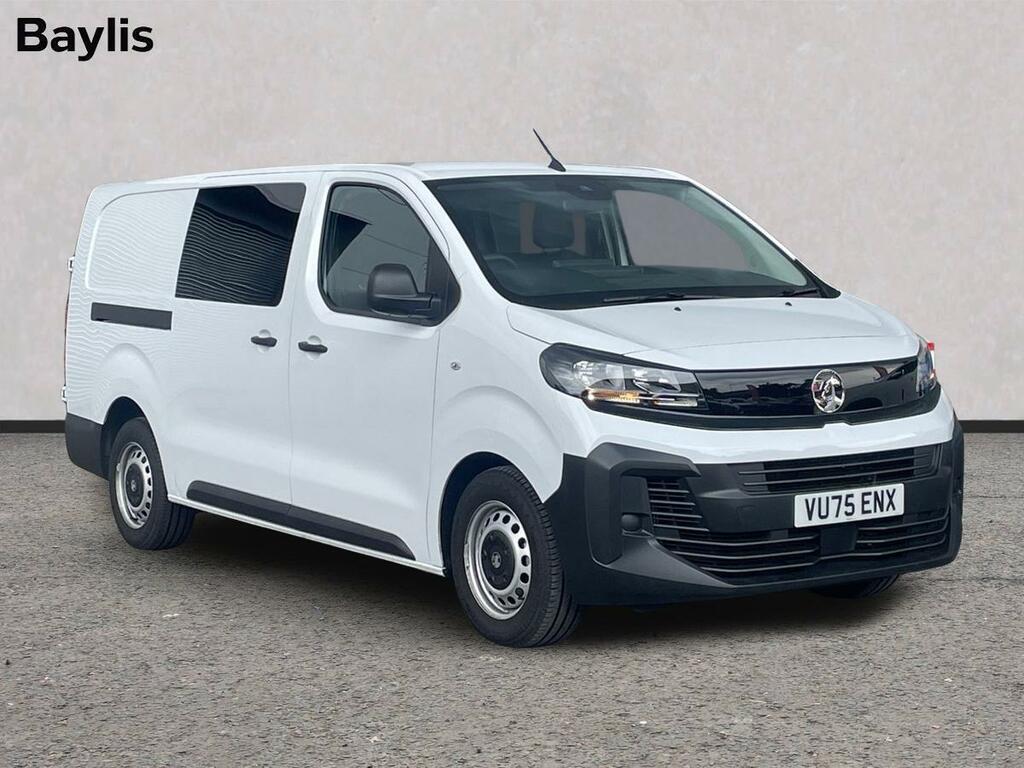 Vauxhall Vivaro XL 2.0 Turbo D 145 Prime H1 Double Cab White