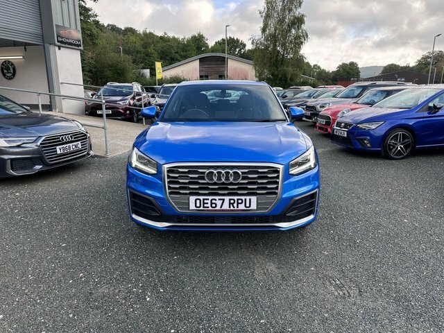 Audi Q2 Tdi S Line Suv OE67RPU Blue #3