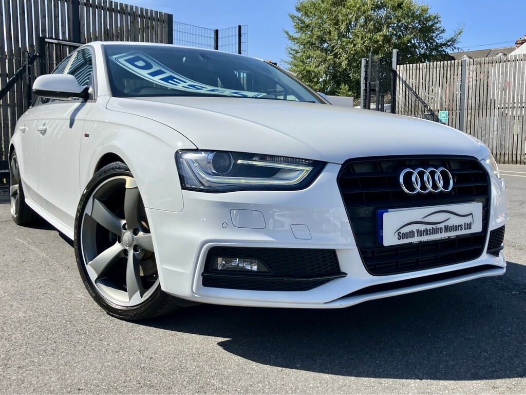 Audi A4 Saloon 2.0 Tdi Black Edition 2013 DA63OYH White
