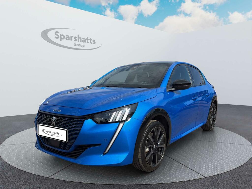 Peugeot e-208 50Kwh Gt 7.4Kw Charger Blue #3