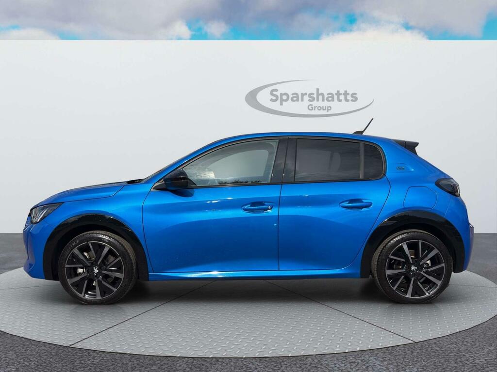 Peugeot e-208 50Kwh Gt 7.4Kw Charger Blue #4