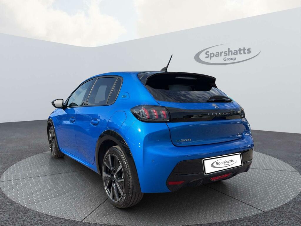 Peugeot e-208 50Kwh Gt 7.4Kw Charger Blue #5