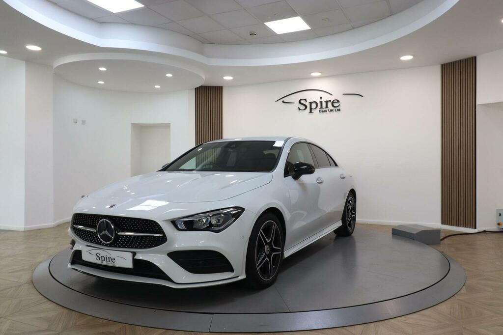 Mercedes-Benz CLA Class Saloon 1.3 Cla180 Amg Line Premium Coupe 7G-dct White