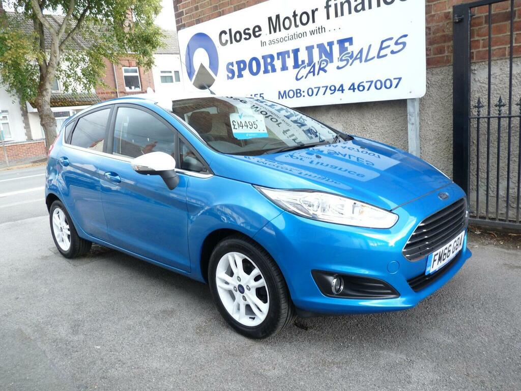 Ford Fiesta Hatchback 1.0T Ecoboost Zetec Blue Edition Euro 6 Blue