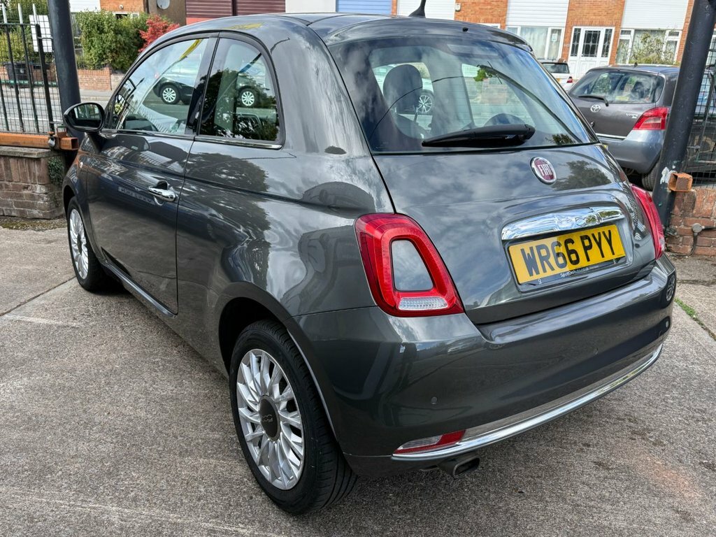 Fiat 500 Lounge Hatchback Grey #4