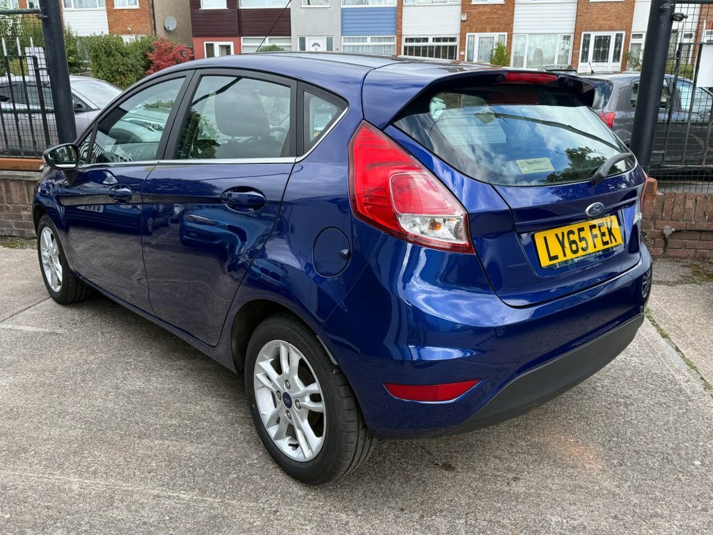 Ford Fiesta Zetec Hatchback Blue #4