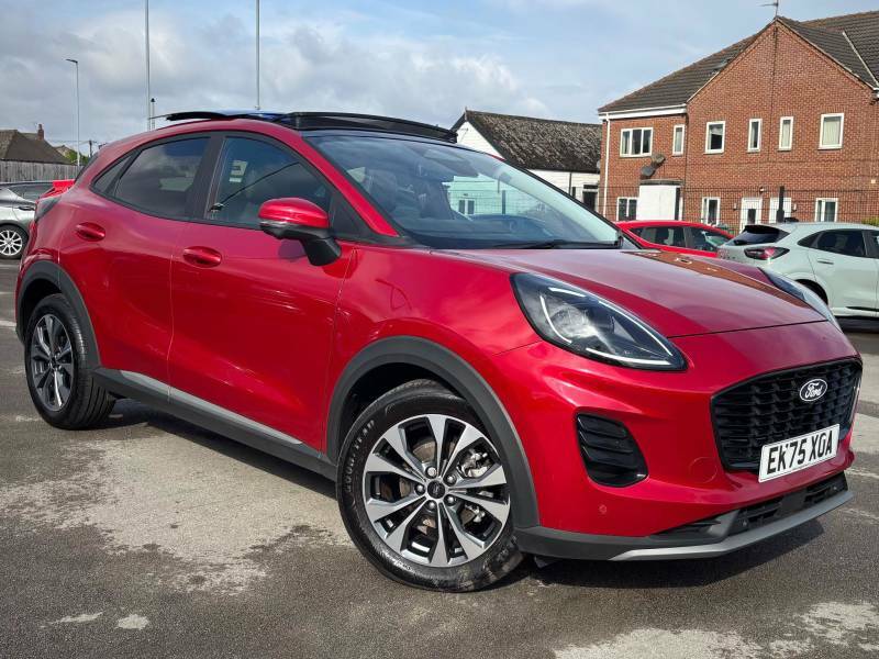 Ford Puma 1.0 Ecoboost Hybrid Mhev Titanium Red