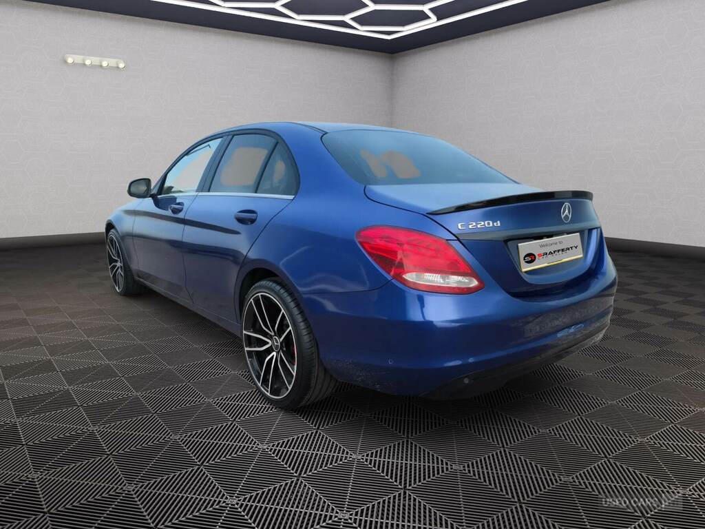 Mercedes-Benz C Class C220d Se Executive Edition GK67NTM Blue #3