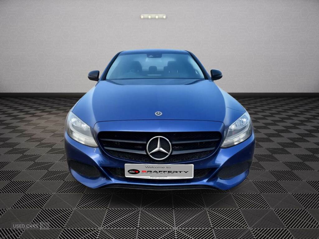 Mercedes-Benz C Class C220d Se Executive Edition GK67NTM Blue #2