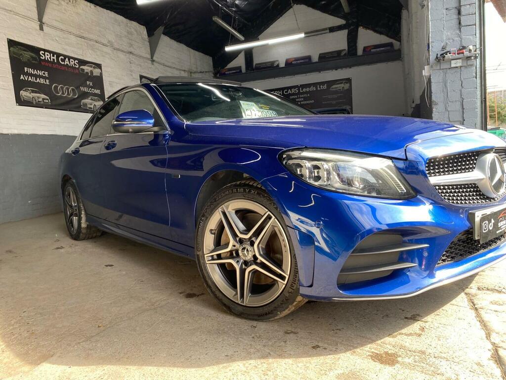Mercedes-Benz C Class Saloon 2.0 C300de 13.5Kwh Amg Line Edition Premiu Blue