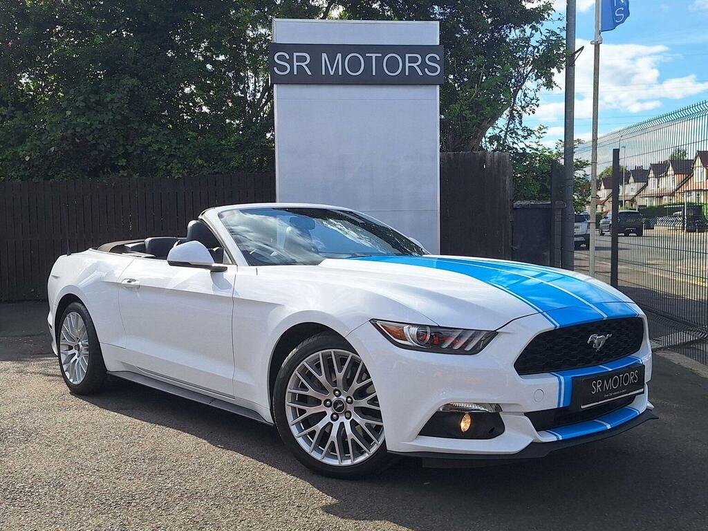 Ford Mustang Convertible 2.3T Ecoboost Selshift Euro 6 201 White